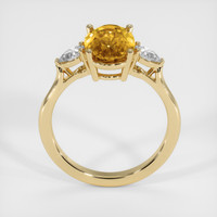3.00 Ct. Gemstone Ring, 14K Yellow Gold 3