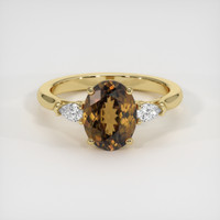 2.82 Ct. Gemstone Ring, 14K Yellow Gold 1