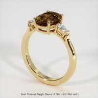 2.82 Ct. Gemstone Ring, 14K Yellow Gold 2