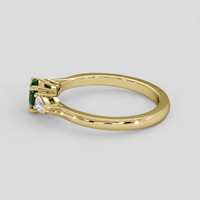 0.60 Ct. Alexandrite Ring, 14K Yellow Gold 4