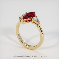 1.01 Ct. Gemstone Ring, 14K Yellow Gold 2