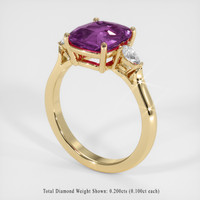 2.74 Ct. Gemstone Ring, 14K Yellow Gold 2