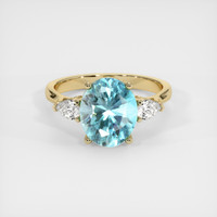 4.81 Ct. Gemstone Ring, 14K Yellow Gold 1