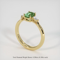 1.59 Ct. Sapphire Ring, 14K Yellow Gold 2