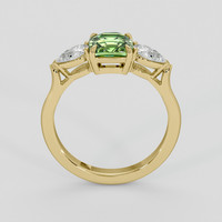 1.56 Ct. Yellowish Green Sapphire Ring, 14K Yellow Gold 3