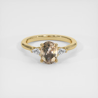 2.46 Ct. Sapphire Ring, 14K Yellow Gold 1