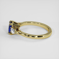 1.04 Ct. Blue Sapphire Ring, 14K Yellow Gold 4