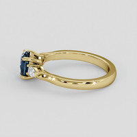 1.27 Ct. Blue Sapphire Ring, 14K Yellow Gold 4