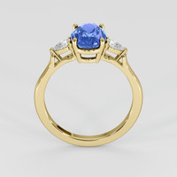 2.53 Ct. Blue Sapphire Ring, 14K Yellow Gold 3
