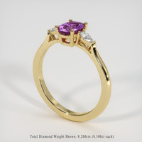 1.08 Ct. Sapphire Ring, 14K Yellow Gold 2