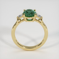 2.58 Ct. Bluish Green Sapphire Ring, 14K Yellow Gold 3