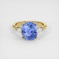 3.22 Ct. Sapphire Ring, 14K Yellow Gold 1