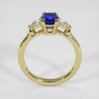 1.26 Ct. Blue Sapphire Ring, 14K Yellow Gold 3