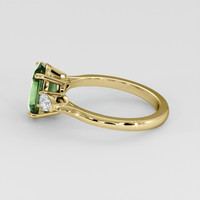 3.03 Ct. Green Sapphire Ring, 14K Yellow Gold 4