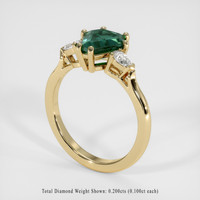 1.62 Ct. Sapphire Ring, 14K Yellow Gold 2