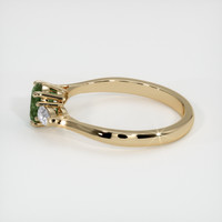 0.66 Ct. Sapphire Ring, 14K Yellow Gold 4