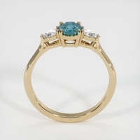 0.68 Ct. Sapphire Ring, 14K Yellow Gold 3