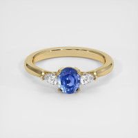 1.63 Ct. Sapphire Ring, 18K Yellow Gold 1