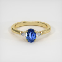 1.99 Ct. Sapphire Ring, 18K Yellow Gold 1