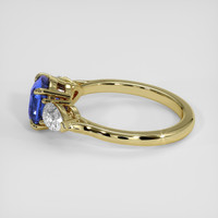 2.01 Ct. Blue Sapphire Ring, 18K Yellow Gold 4