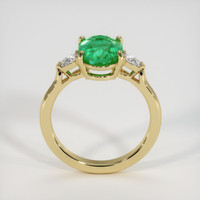 2.03 Ct. Emerald Ring, 18K Yellow Gold 3