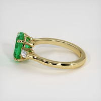 2.03 Ct. Emerald Ring, 18K Yellow Gold 4