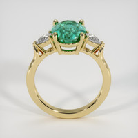 2.41 Ct. Emerald Ring, 18K Yellow Gold 3