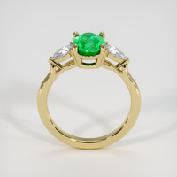 1.43 Ct. Emerald Ring, 18K Yellow Gold 3