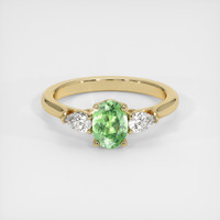 0.90 Ct. Gemstone Ring, 18K Yellow Gold 1