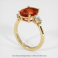 5.16 Ct. Gemstone Ring, 18K Yellow Gold 2