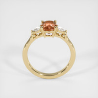 1.59 Ct. Padparadscha Sapphire Ring, 18K Yellow Gold 3