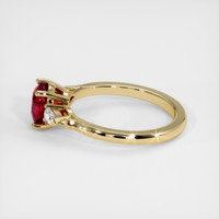 1.46 Ct. Ruby Ring, 18K Yellow Gold 4
