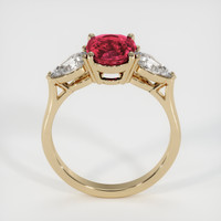 2.03 Ct. Ruby Ring, 18K Yellow Gold 3