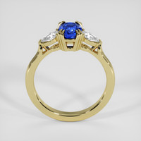 1.30 Ct. Blue Sapphire Ring, 18K Yellow Gold 3