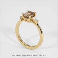2.46 Ct. Sapphire Ring, 18K Yellow Gold 2