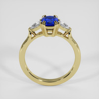 1.04 Ct. Blue Sapphire Ring, 18K Yellow Gold 3