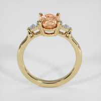 2.16 Ct. Padparadscha Sapphire Ring, 18K Yellow Gold 3