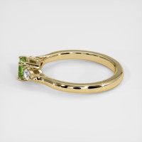 0.55 Ct. Sapphire Ring, 18K Yellow Gold 4