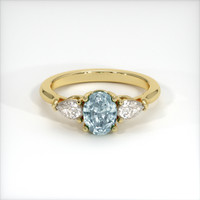 1.79 Ct. Sapphire Ring, 18K Yellow Gold 2