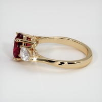 1.88 Ct. Ruby Ring, 18K Yellow Gold 4