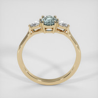 0.72 Ct. Sapphire Ring, 18K Yellow Gold 3