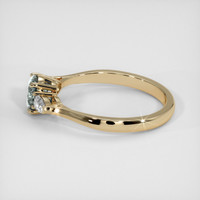 0.72 Ct. Sapphire Ring, 18K Yellow Gold 4