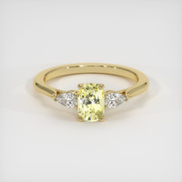 1.28 Ct. Sapphire Ring, 18K Yellow Gold 1