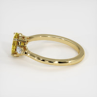 2.22 Ct. Sapphire Ring, 18K Yellow Gold 4