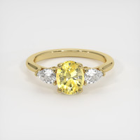 2.93 Ct. Sapphire Ring, 18K Yellow Gold 1