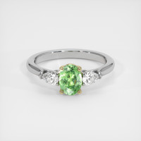 0.90 Ct. Gemstone Ring, 14K Yellow & White 1