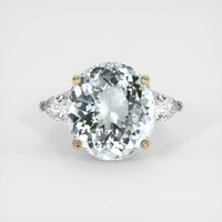 18.94 Ct. Gemstone Ring, 14K Yellow & White 1