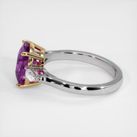 2.74 Ct. Gemstone Ring, 14K Yellow & White 4