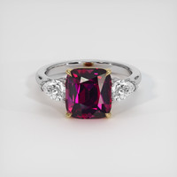 4.82 Ct. Gemstone Ring, 14K Yellow & White 1