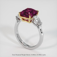 4.82 Ct. Gemstone Ring, 14K Yellow & White 2